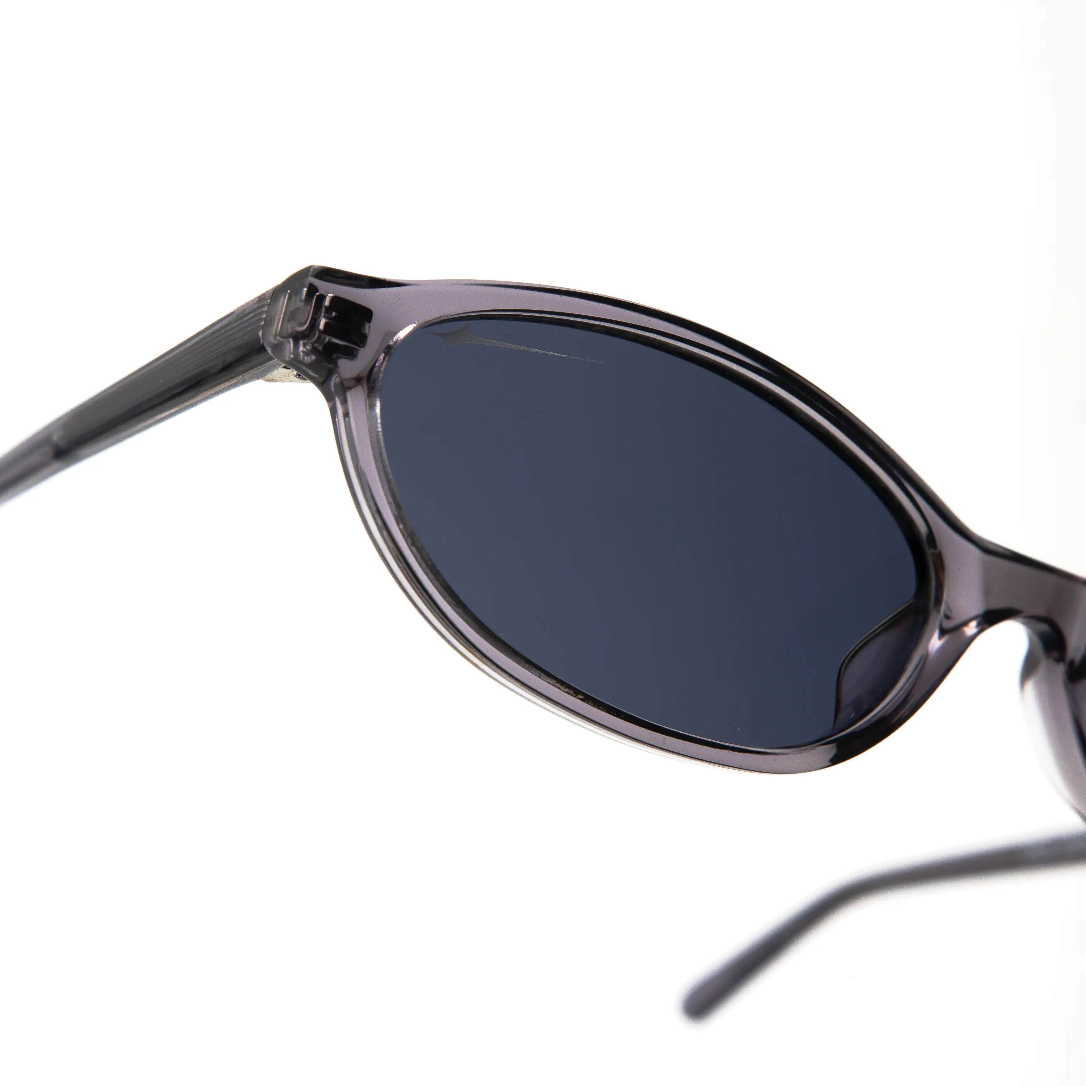 Timeless Silver Sunglasses with premium acetate frame and elegant rounded design for effortless style.
